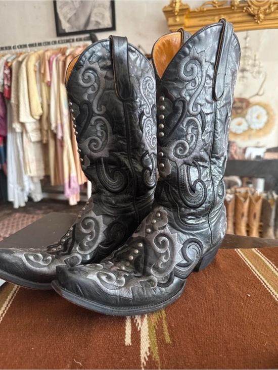 Old Gringo Shoes - Gorgeous Old Gringo Black Embroidered Cowboy Boots Sz 8.5